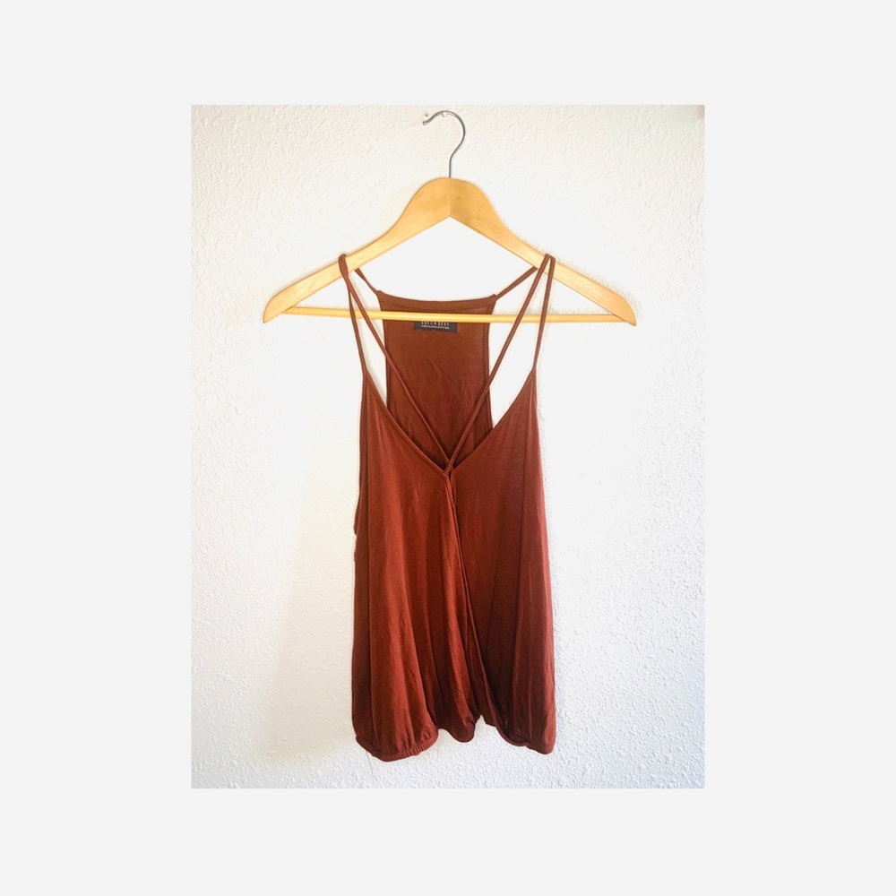 Flowy Cross Tank Top